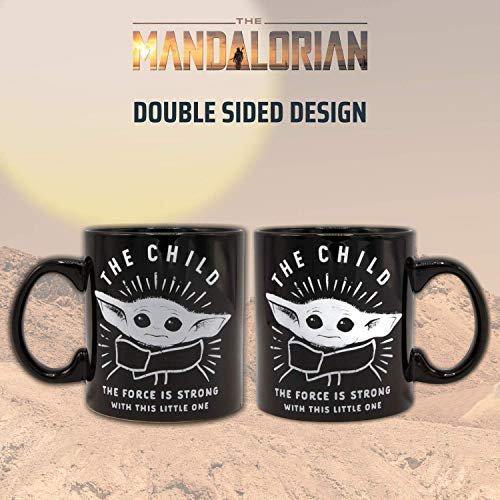 Star Wars The Mandalorian With Child Grogu Circle 20 Ounce Camper Mug