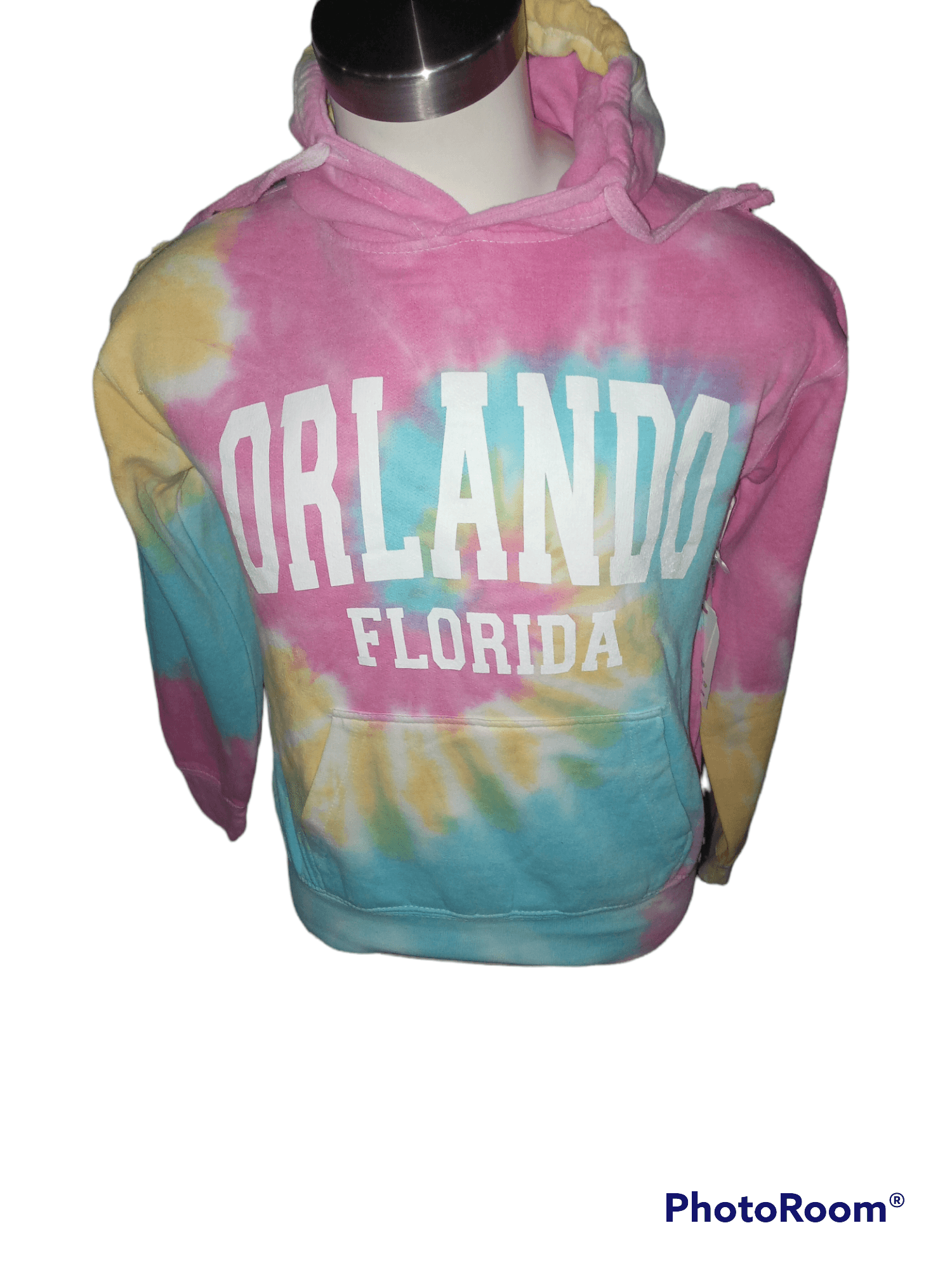 Tie Dye Hoodie Pastel Rainbow
