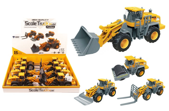 Scale Truck-Front Loader Construction Truck Toy