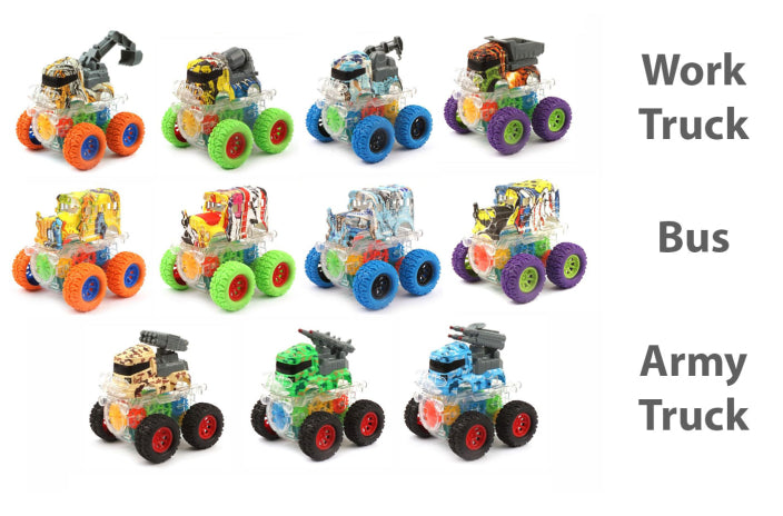 Toy Car Assortment -Lights & Gears Big Wheels 1PC