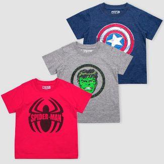 Toddler Avengers 3pk Short Sleeve T-Shirt