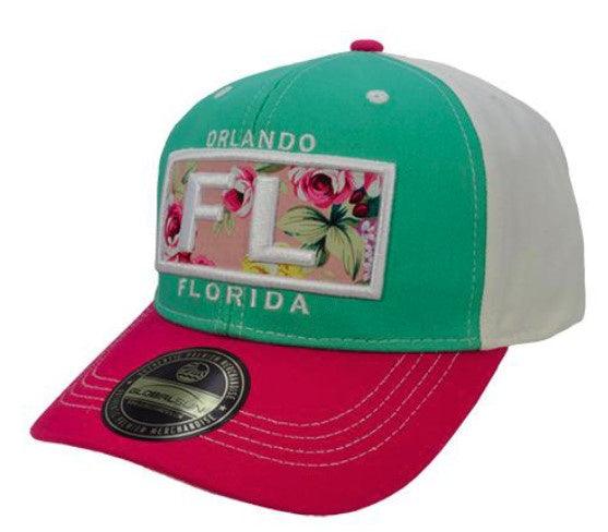 Tri Color Floral Orlando Hat