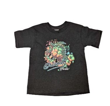 Toddler Orlando Turtle Black T-shirt $3.99 or 3 for $10