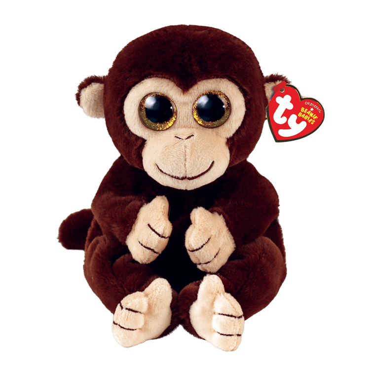 Ty- Beanie Belly Matteo Brown Monkey