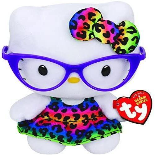 Ty Beanie Hello Kitty Fashionista Purple Glasses