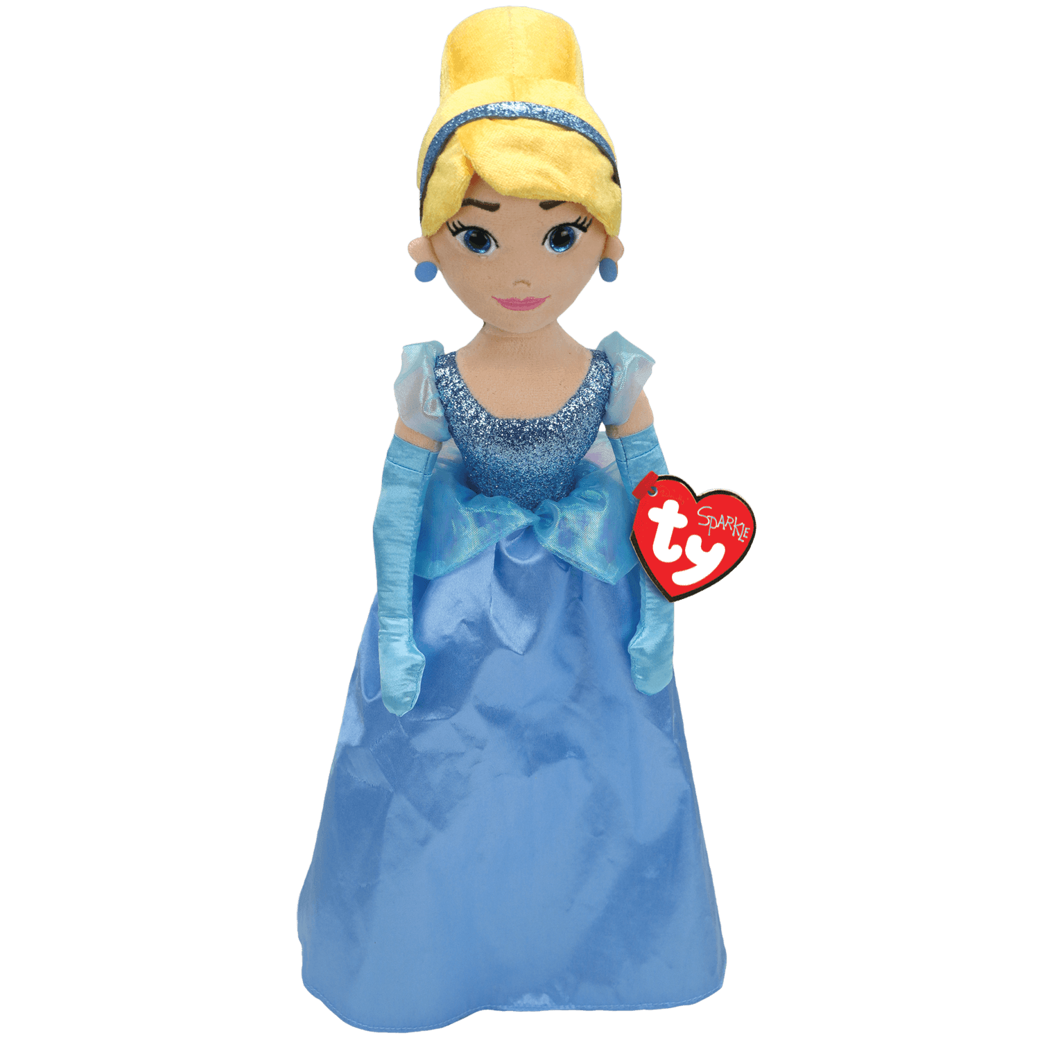 TY Sparkle Disney's Princess Cinderella Beanie Buddy Plush Toy