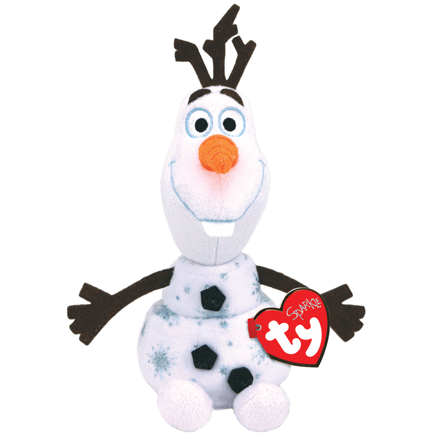 TY Sparkle Olaf Frozen 2 Plush 6"