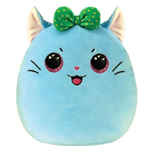 TY Squish-A-Boos - KIRRA the Blue Kitty Cat (14 inch)