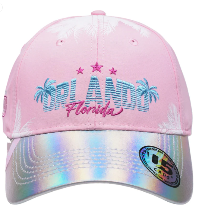 Orlando Florida Magic Embroidery U5 Hat Pink