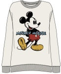 Youth Mickey Mouse Kick Across Pullover Crewneck, Ivory