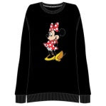 Adults Classic Minnie Mouse Stand Pullover Sweatshirt Black