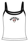 Smile Minnie Head Sport Tank Top white