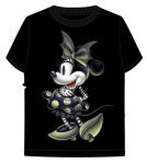 Disney Spooky Minnie Skeleton Glow in Dark Youth Black Tee