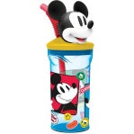 Mickey Mouse 3d Head Tumbler w/ Straw