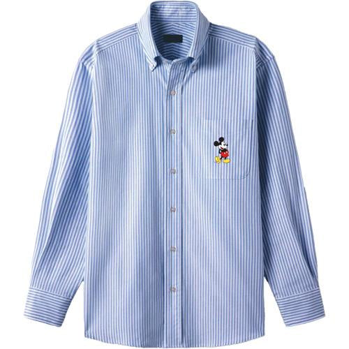 Mickey Juniors Sport Long Sleeve Woven Top Shirt Blue