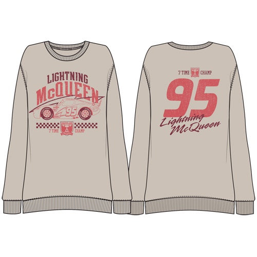 Adult Cars 7x Champion Pullover Sweatshirt Brown