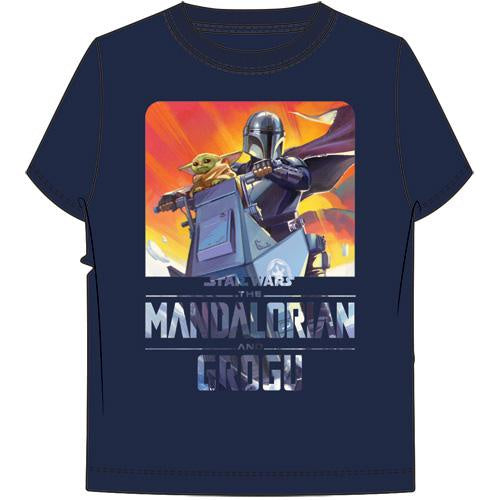 Star Wars The Mandalorian & Grogu Hero Dots Youth Tee