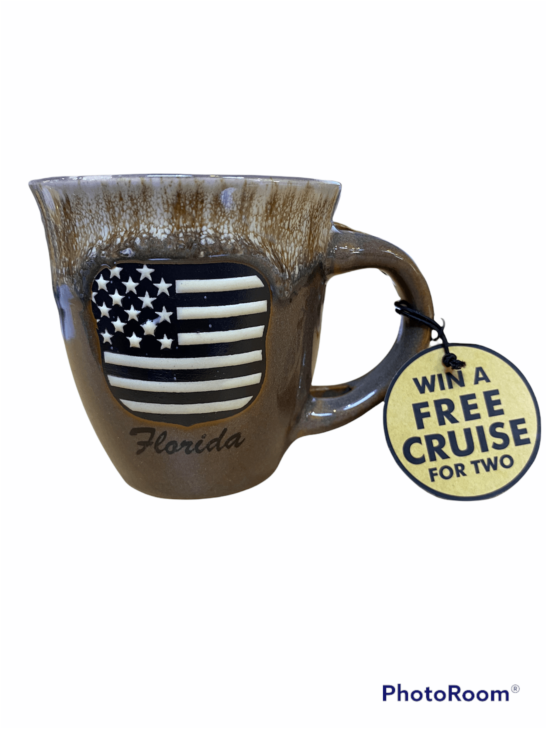 Usa Flag Espresso Cup With Spoon