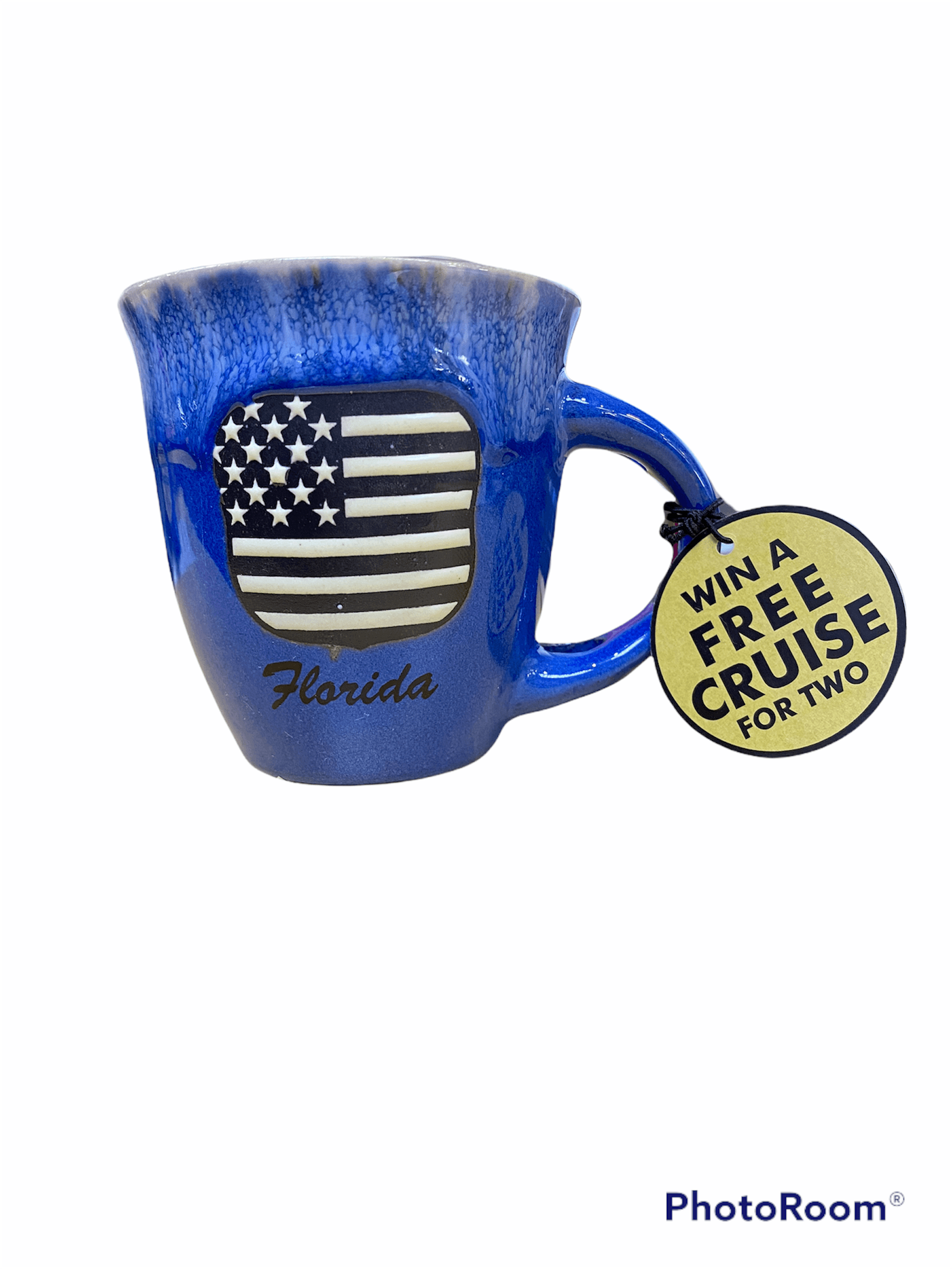 Usa Flag Espresso Cup With Spoon