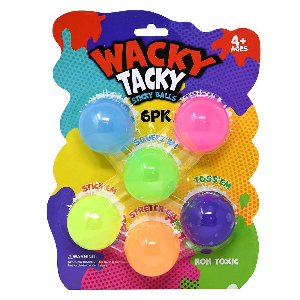 Wacky Tacky 6pk Squishy Ball