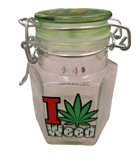 Orlando Mason Jar ''I Leaf Weed''