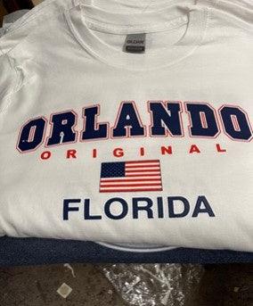 White T-Shirt Orlando Original Flag