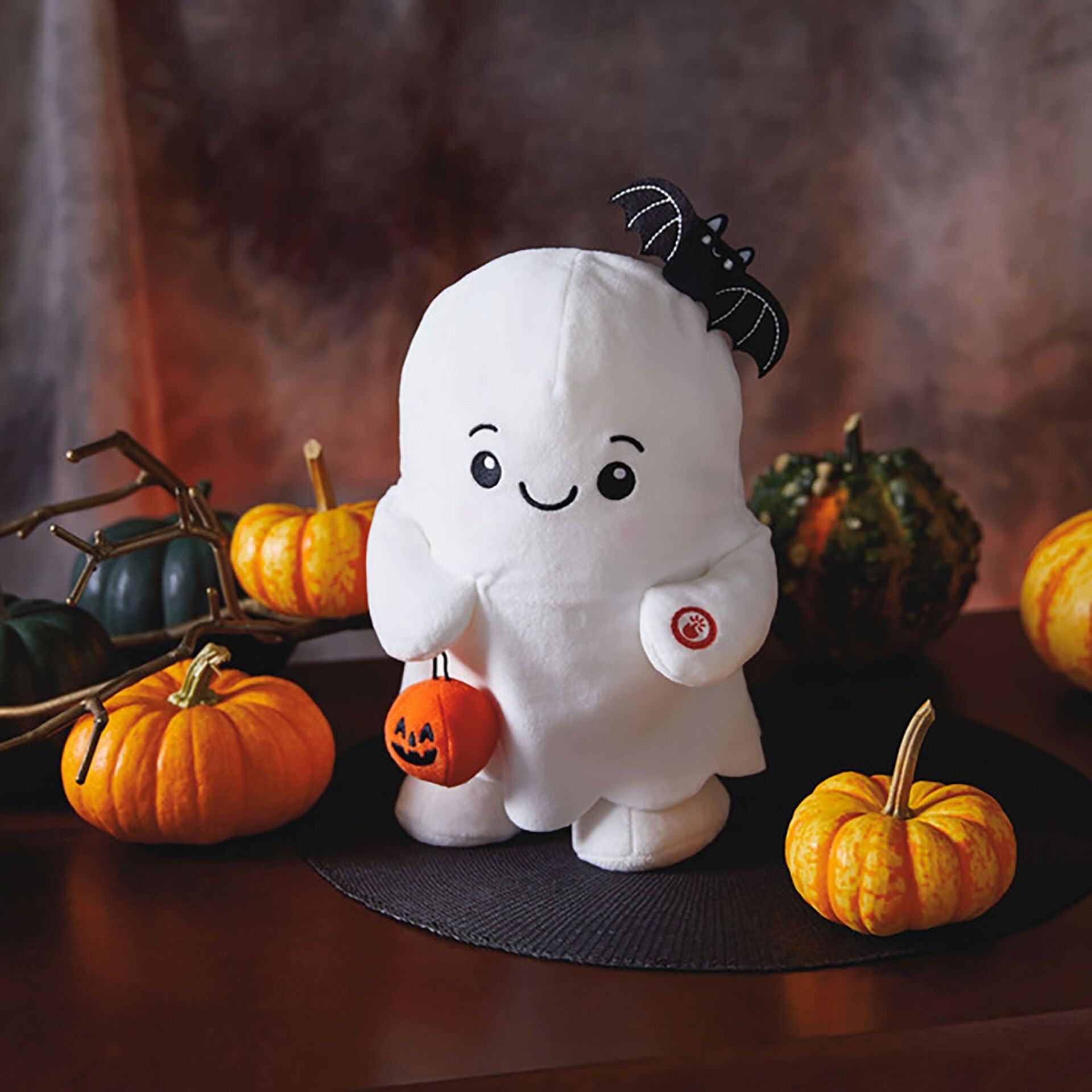 Who Wants Some Treats Ghost Plush With Sound and Motion, 11.75"
