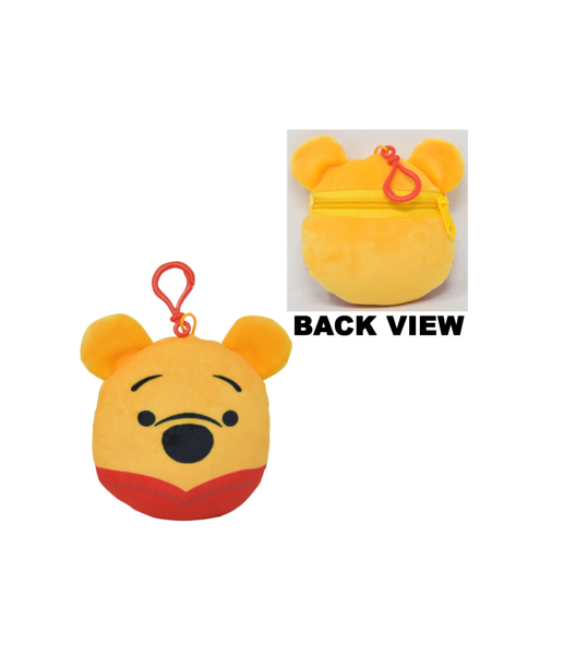 Pooh 6" Plush Head Zipper Pull