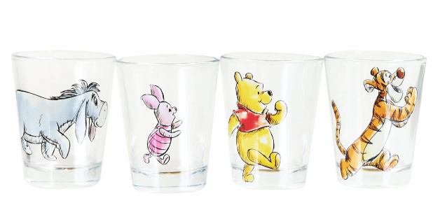 Winnie The Pooh 4Pc Mini Glass Set