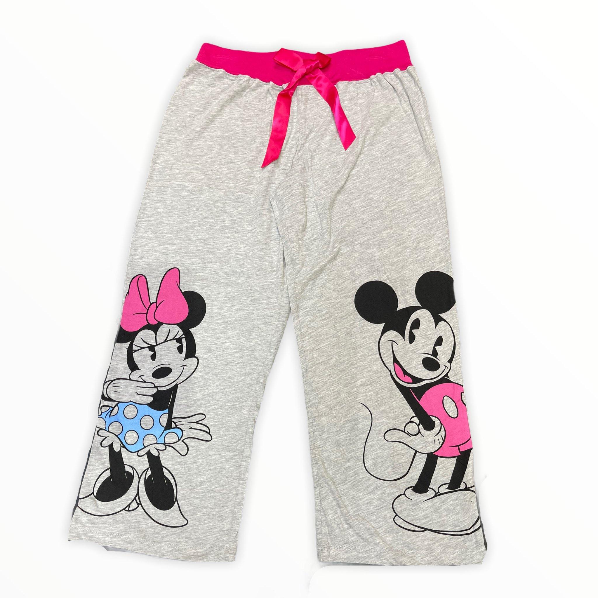Womens' Classic Mickey & Minnie Mouse Pajama Pants