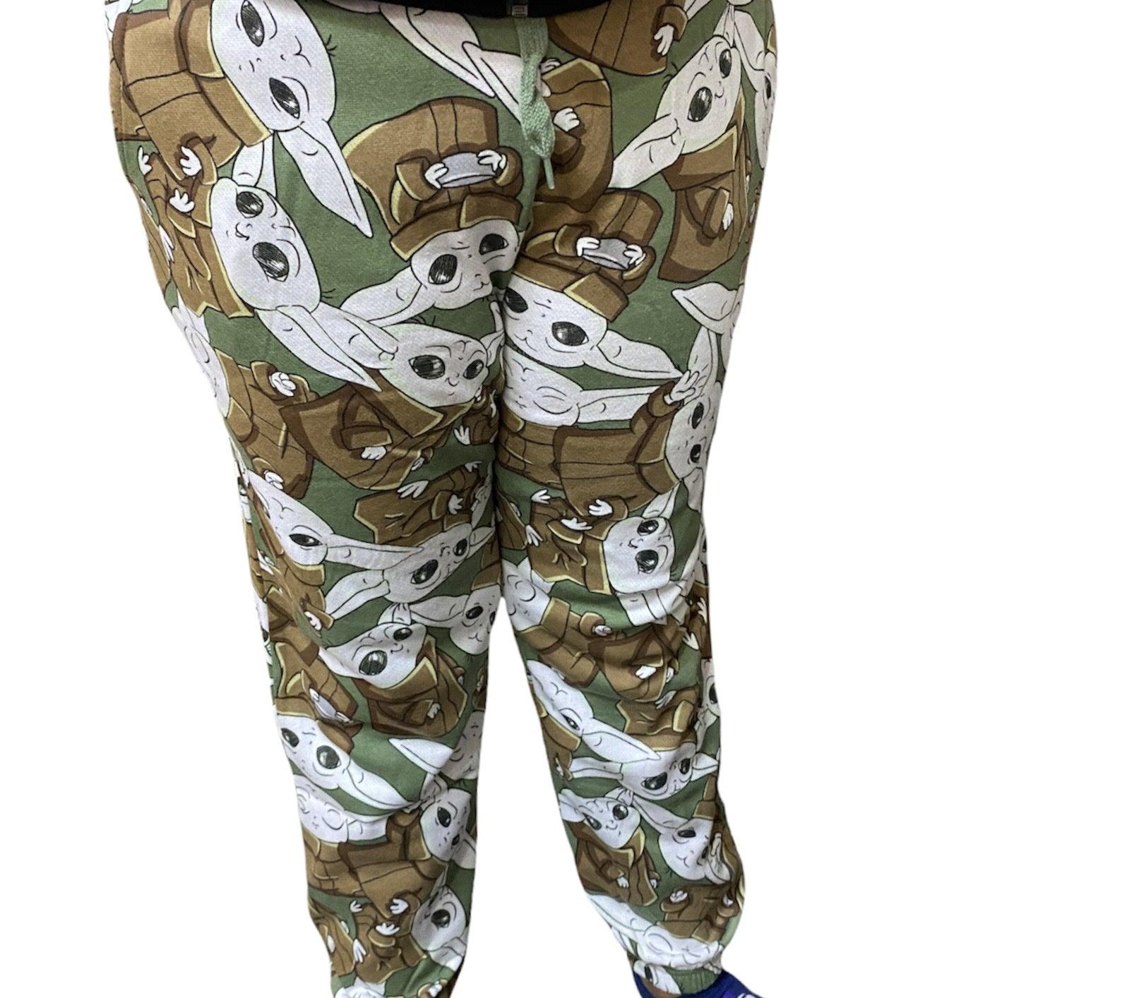 Yoda Mandalorian Juniors Boyfriend Joggers