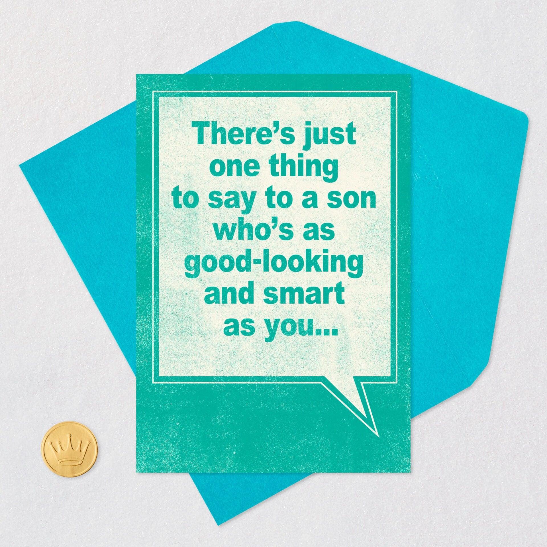You're Welcome, Son Funny Birthday Card