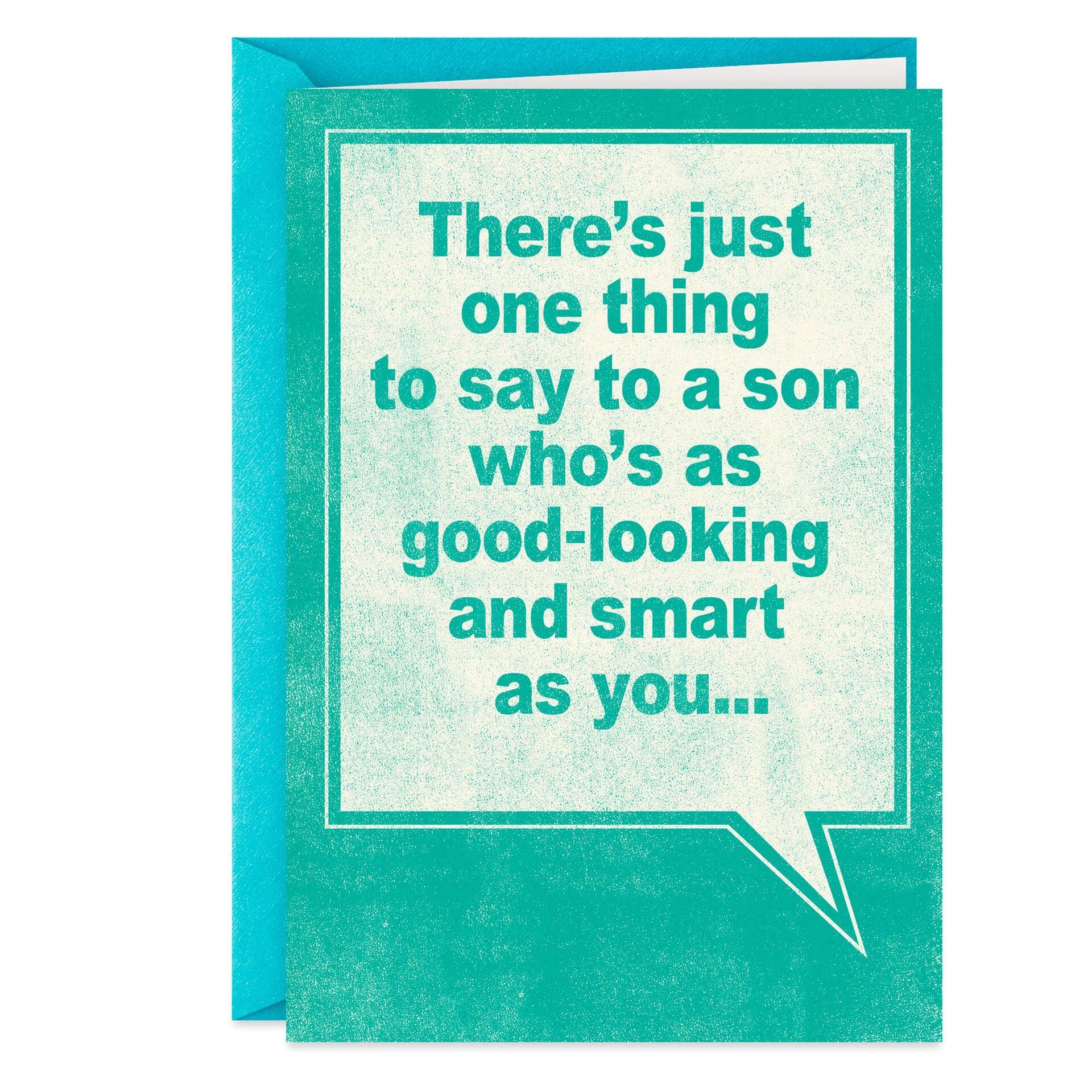 You're Welcome, Son Funny Birthday Card