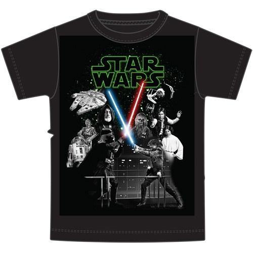 Youth Boys T Shirt Star Wars New Hope Group