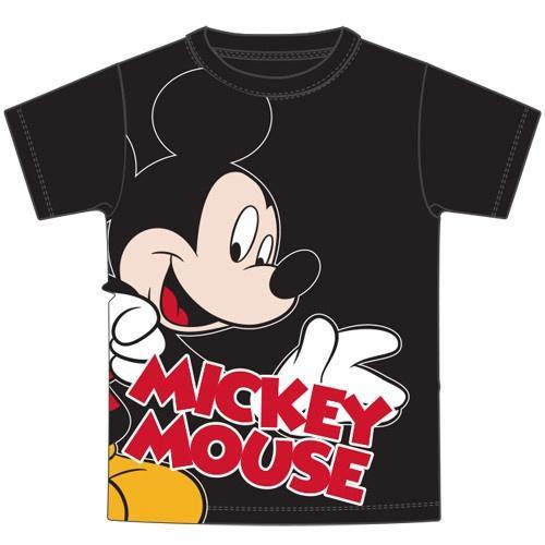 Youth Boys Tee Look Out Mickey Mouse, Black