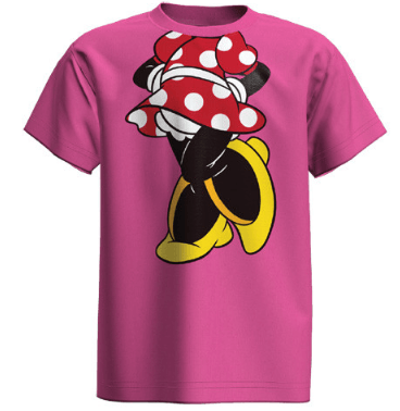 Youth Girls Minnie Mouse body Pink Tee