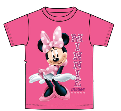 Youth Girls Minnie Mouse Sassy Pink Tee