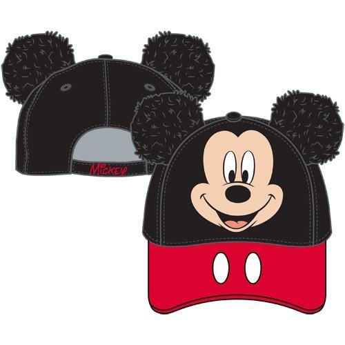 Youth Mickey Mouse Plush Ears Baseball Cap