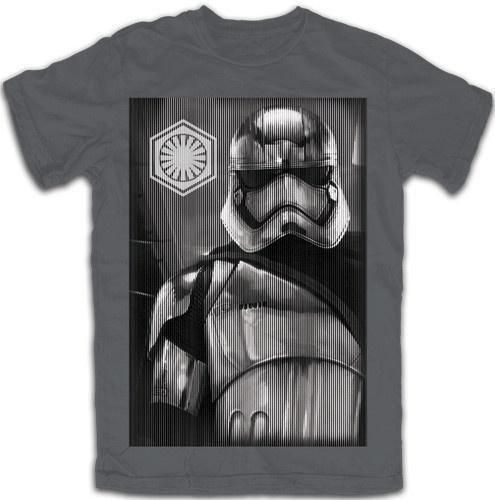Youth Star Wars Storm Trooper Tee, Charcoal Gray