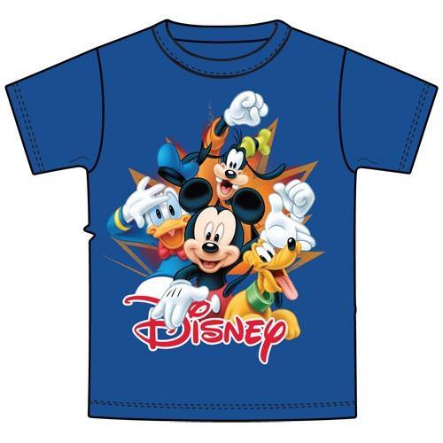 Youth T-Shirt 4 Burst Mickey Donald Pluto Goofy