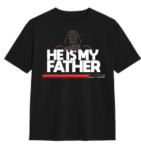 Star Wars ''He Is My Father'' Black Youth T-shirt