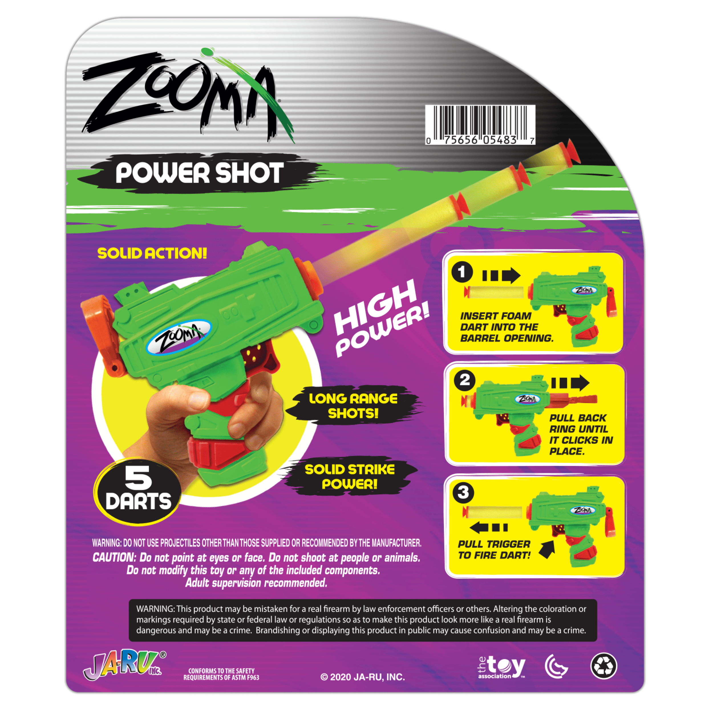 Zooma Power Shot Dart Toy Gun