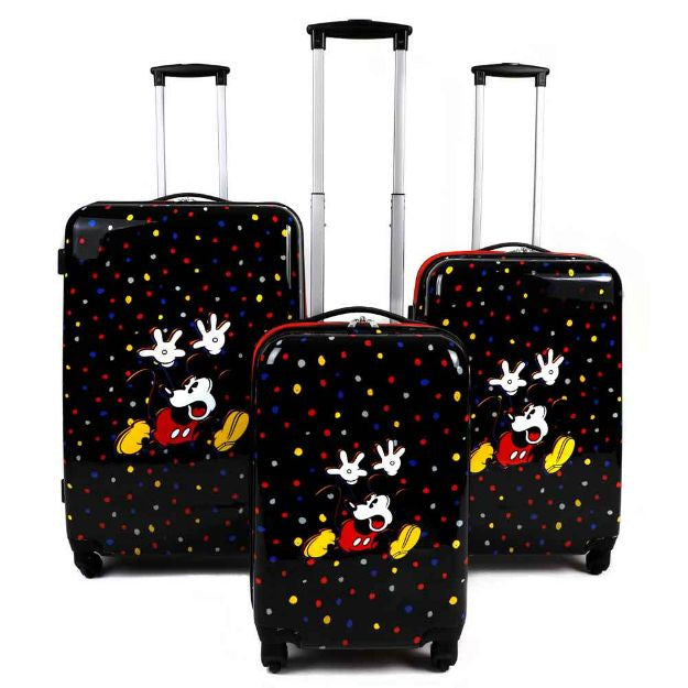 Disney Mickey And Dots Hard Side Luggage 1pc