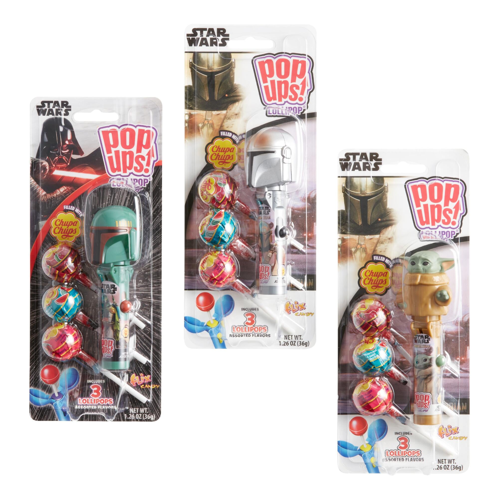 Star Wars The Mandalorian Pop Ups Lollipop Holder Set Of 3