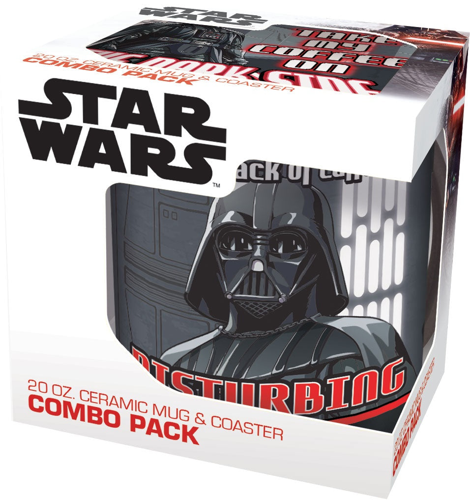 Star Wars Vader Humor Mug & Coaster Combo 20oz