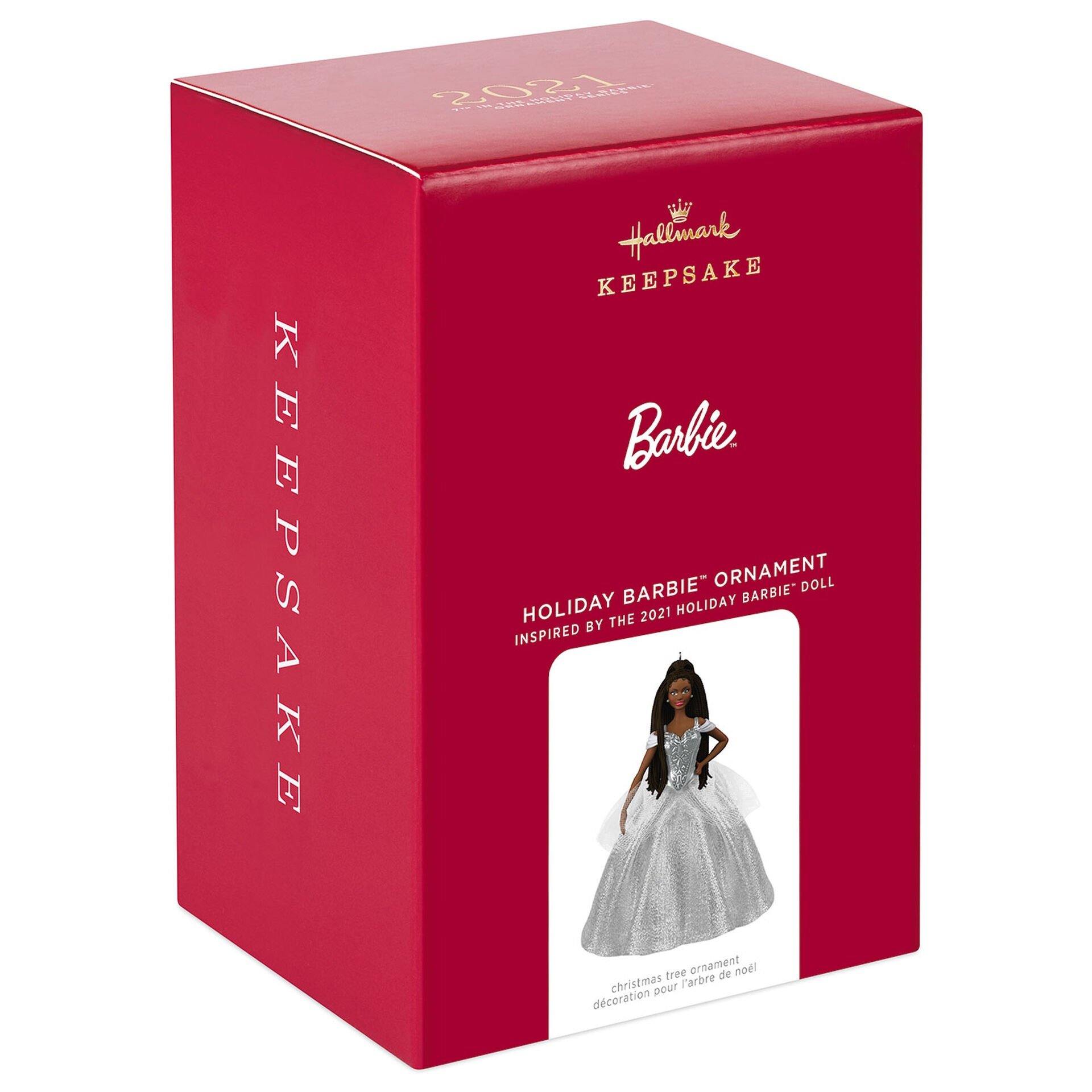 2021 Black Holiday Barbie™ Doll Ornament