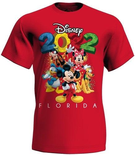 2022 Mickey & Fun Friends Youth Shirt Red