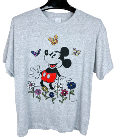 Mickey Mouse Junior Embroidery T-Shirt