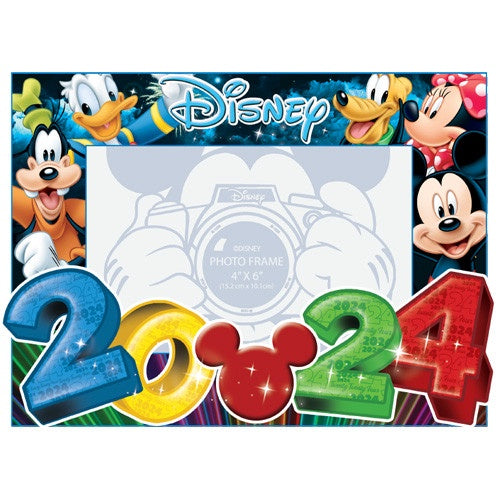2024 Disney Big Numbers Mickey and Friends Picture Frame