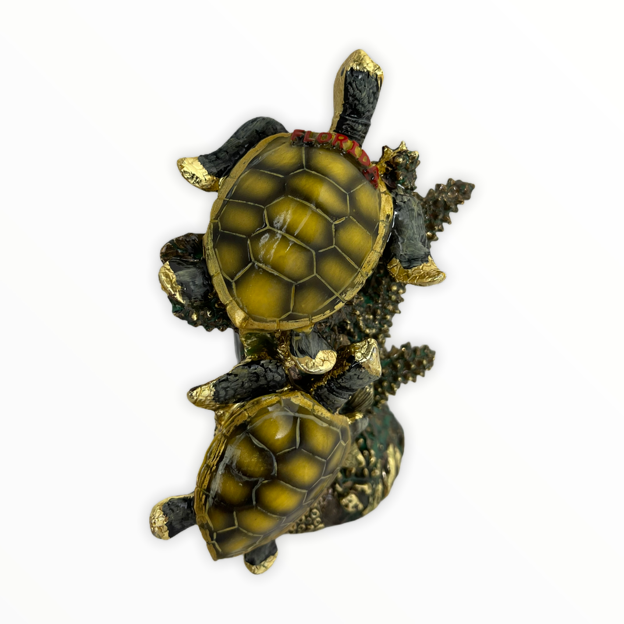 Florida Gold Turtle Plated 4"